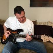 Rob Wallace Guitar Student With Max Guitar Lessons, Ashington Newcastle